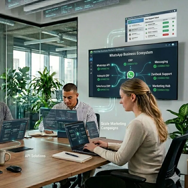 WhatsApp lead generation dashboard showing automated customer messaging